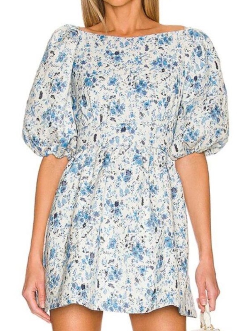 Majorelle Valentina Mini Dress in Baroque Blue